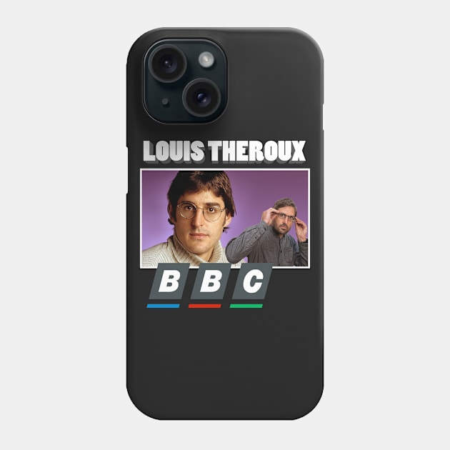 Louis Theroux BBC 90s Print Phone Case by siankjellberg