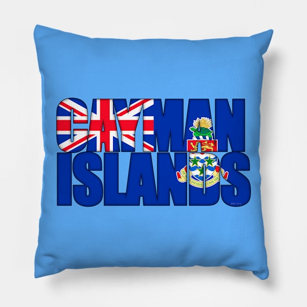 Cayman Islands Pillow by SeattleDesignCompany