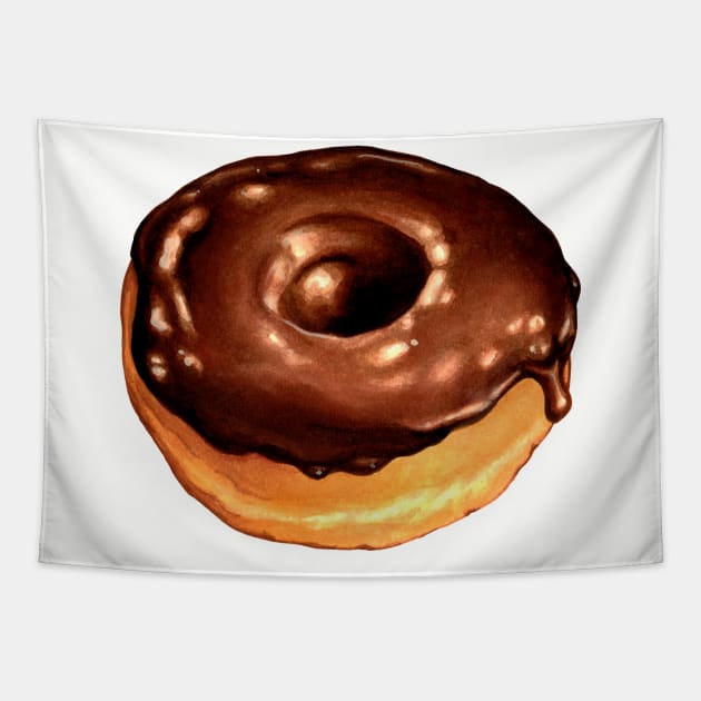 Chocolate donut Tapestry by KellyGilleran