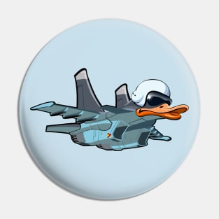 Cartoon fighter plane Pin