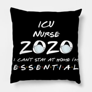 Icu Nurse 2020 Quarantine Gift Pillow