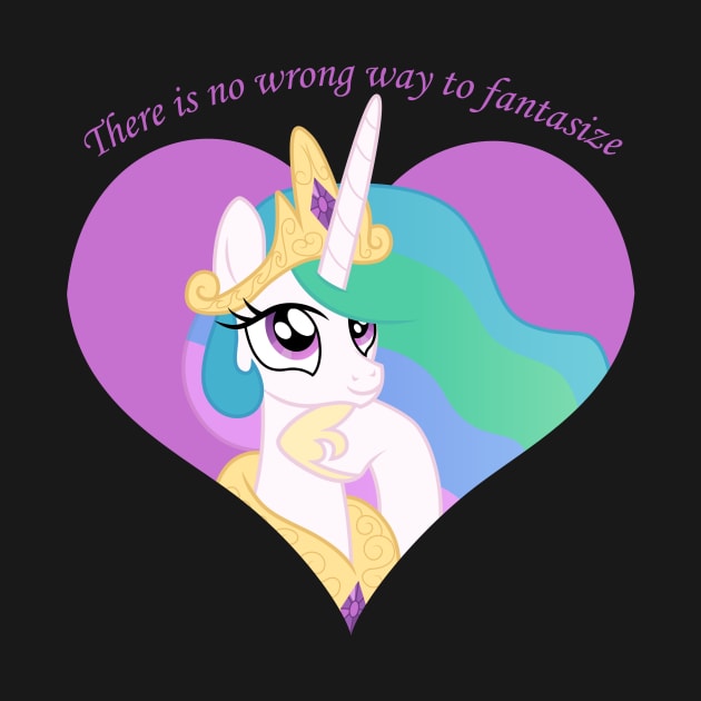 Princess Celestia Fantasize by CloudyGlow