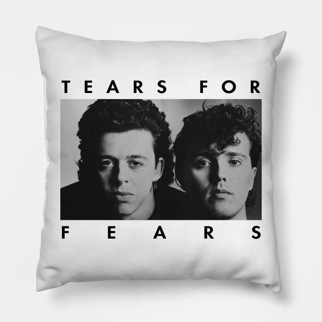 Tears for fears - Retro Pillow by TheMarineBiologist