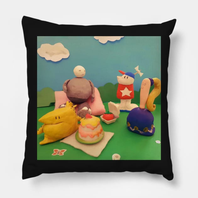 Clay creatures from Home star runner Pillow by xxlisagamerxx