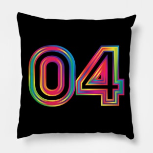 04 spectrum outline Pillow