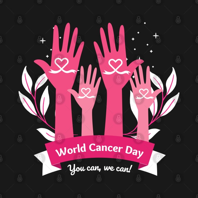 World Cancer day support by ProLakeDesigns