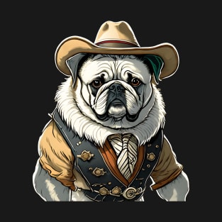 Pug Cowboy T-Shirt