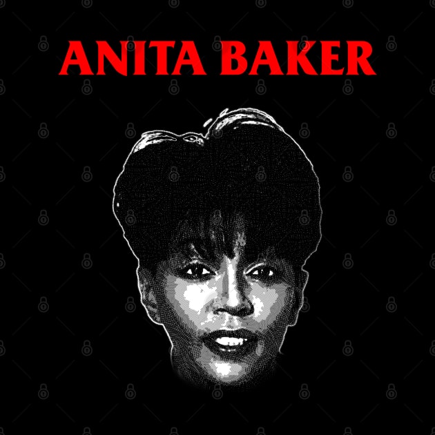 Anita Baker - Engraving by Parody Merch