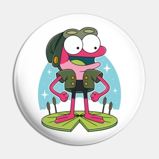 Pink Frog Pin