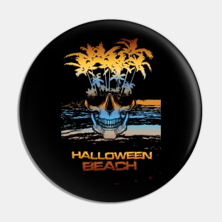 Halloween Beach Pin