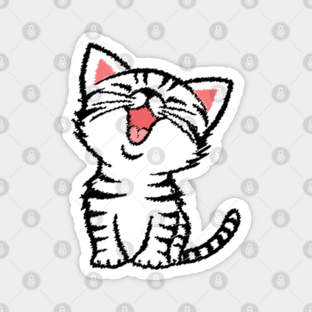 American Shorthair Happy Magnet by RiseInspired