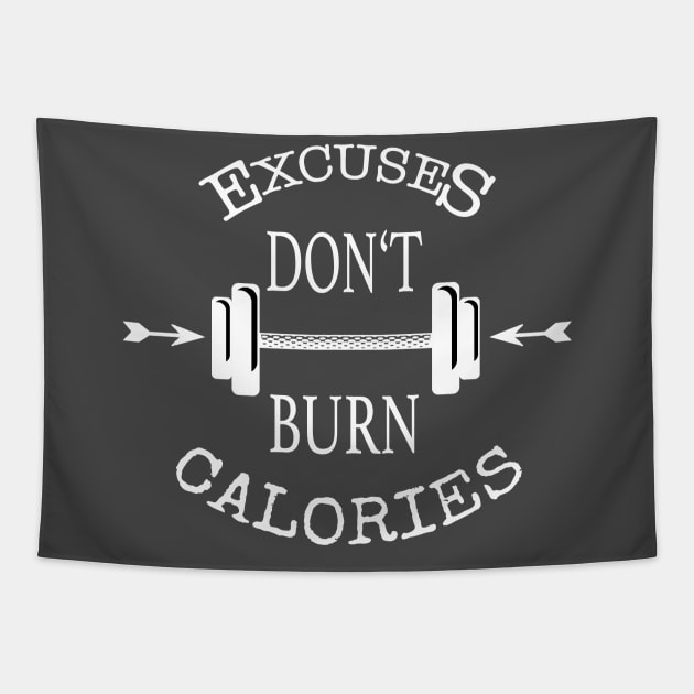 Burn calories Tapestry by beangrphx