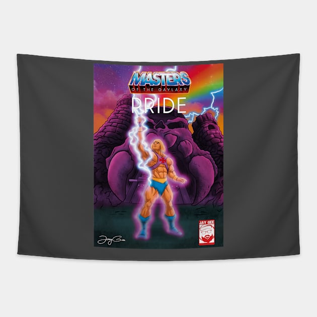 He-Pride Tapestry by JayGeeArt