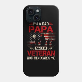 I'm A Dad Grandpa T-Shirt Veteran Father's Day Phone Case