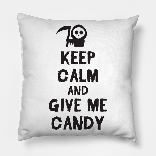 Keep calm Candy Pillow by nektarinchen