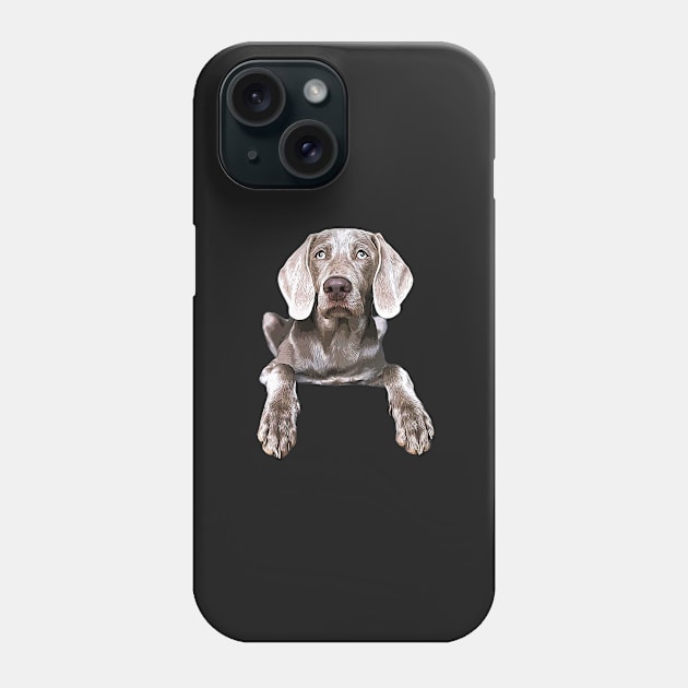 Weimaraner Phone Case by ElegantCat