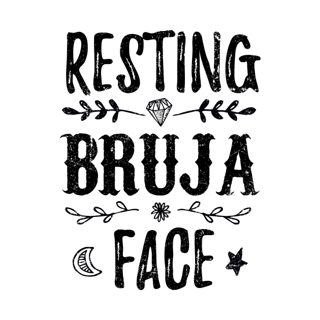 Resting Bruja Face by verde