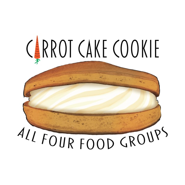 Carrot Cake Cookie - All 4 Food Groups by WearInTheWorld