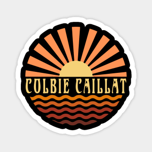 Graphic Circles Colbie Name Lovely Styles Vintage 70s 80s 90s Magnet