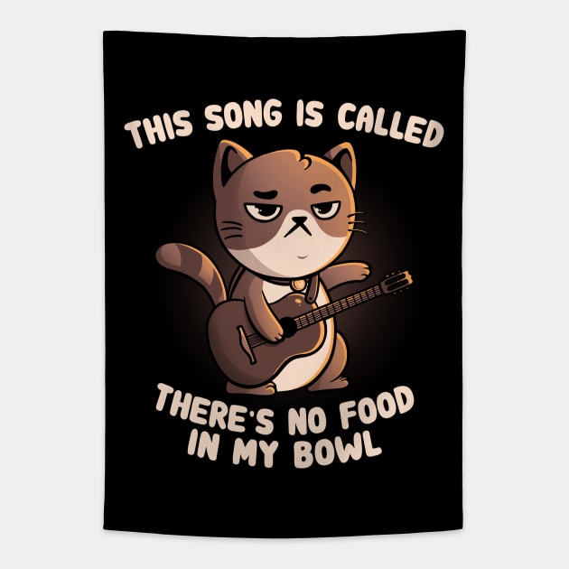 Cat Song Tapestry by eduely