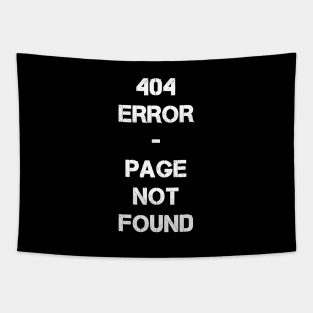 404 Error - Page not found Tapestry