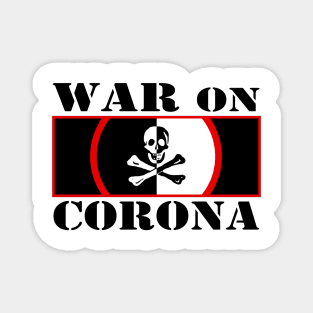 Corona Vaccine Vaccination Means War on coronavirus Magnet