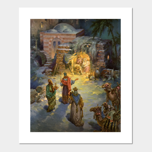 Vintage Christmas Nativity Scene Nativity Posters And Art
