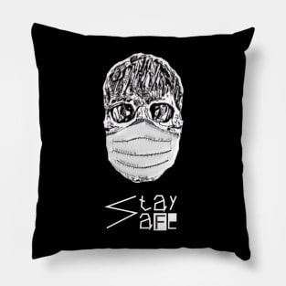 Stay Save (Light) BW Edition Pillow