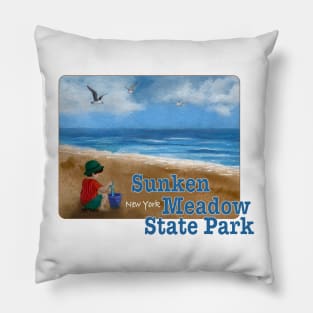 Sunken Meadow State Park, New York Pillow