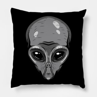 Gray Alien Pillow