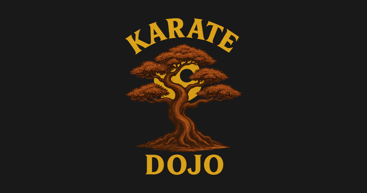 Vintage Karate Dojo β Cool Bonsai Tree Martial Arts Design - Karate ...