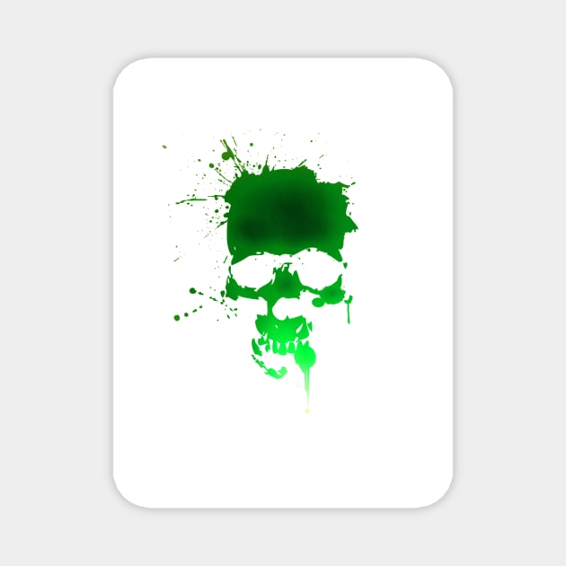 Toxic Skull Magnet by Andyt