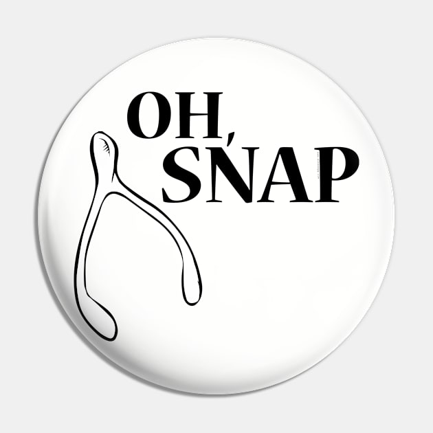 Oh, Snap Turkey Wishbone Pin by Gobble_Gobble0