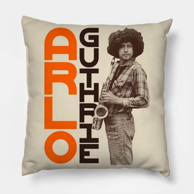 Arlo Guthrie on the Sax Pillow by darklordpug