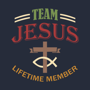 Christian Team Jesus Life Time Member T-Shirt