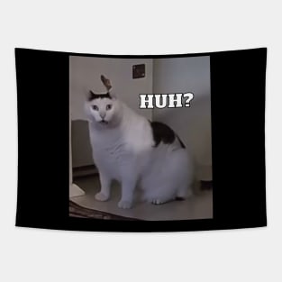 Huh Cat Meme Tapestry