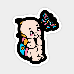 Kewpie butterfly Magnet