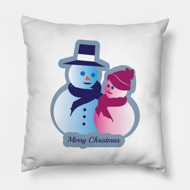 Merry Christmas Pillow by dddesign