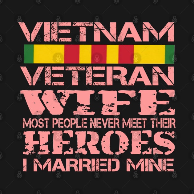 Distressed Vietnam War Veteran Wife Supporter by F&L Design Co.