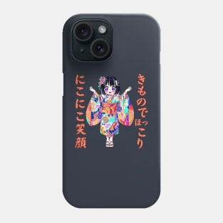 Warm in kimono Phone Case