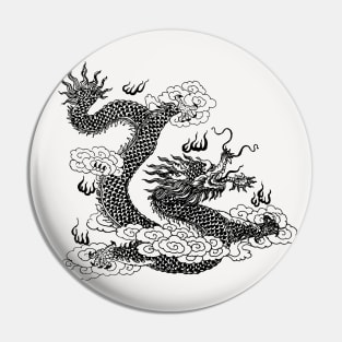 Vintage Asian Dragon Pin