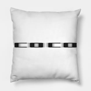 coco minimalistic style Pillow