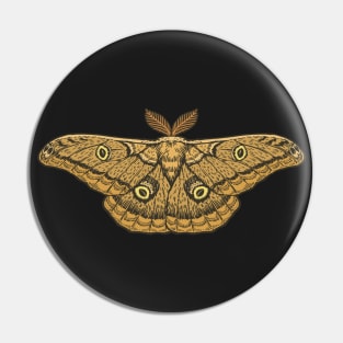 Polyphemus Moth Pin