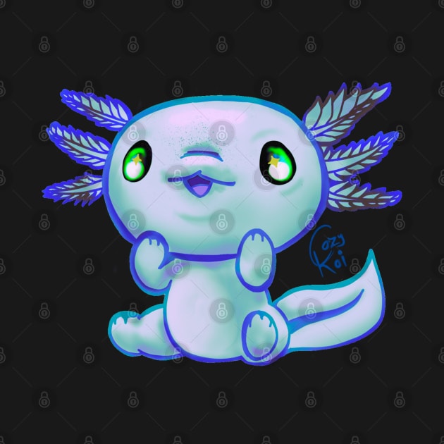 Cutie Axolotl Ocean themed by Cozy Koi Creations