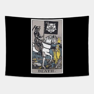 Death Tarot Card 13 Tapestry