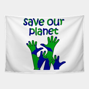 save our planet Tapestry