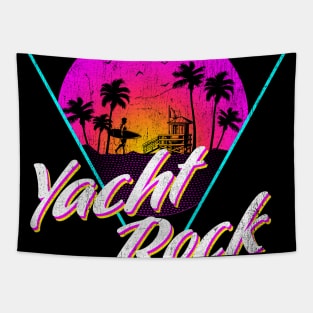 Yacht Rock Party Boat Drinking Beach Design Tapestry