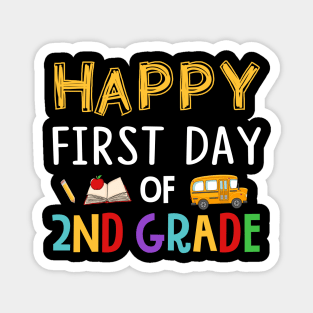 Happy First Day Of 2nd Grade Magnet