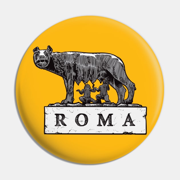 Capitoline Wolf Pin by StefanAlfonso