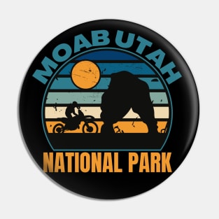 Retro Moab Utah Pin